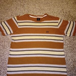 RVCA Men's Multicolor Striped Tee